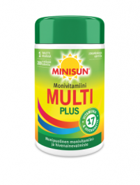 Minisun Monivitamiini Multi Plus 200 Tabl - Petosen Apteekki (Kuopion 8.)